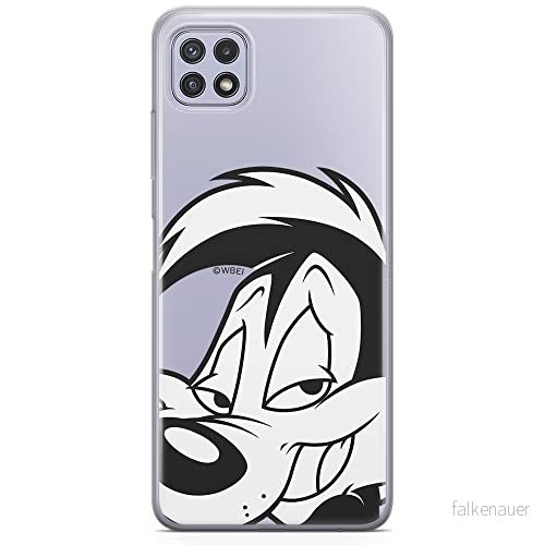 ERT GROUP mobiltelefonfodral för Samsung A22 5G originalt och officiellt licensierat Looney Tunes mönster Pepe Le Pew 001 optimalt anpassad till formen på mobiltelefonen, gedeeltelijk transparant 5903932807172