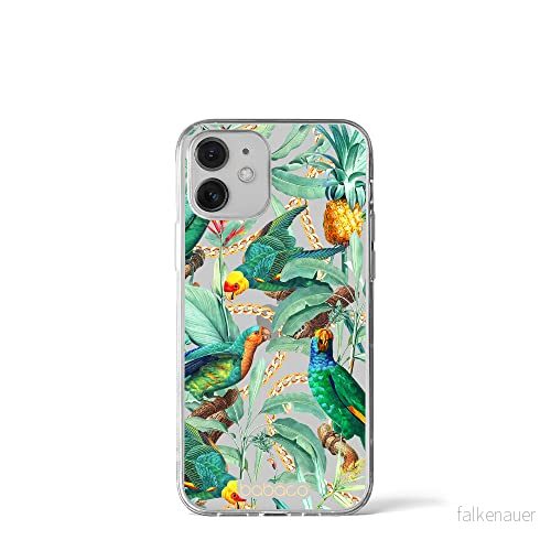 ERT GROUP mobiltelefonfodral för Iphone 12 Mini originalt och officiellt licensierat Babaco mönster Flowers 058 optimalt anpassad till formen på mobiltelefonen, gedeeltelijk transparant 5905131369710