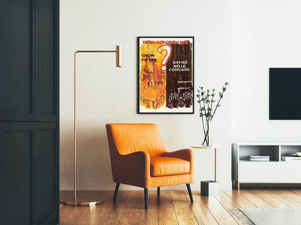 Vintage väggdekorposter 'Choose Freedom' - Artem Legrand - Bild 2