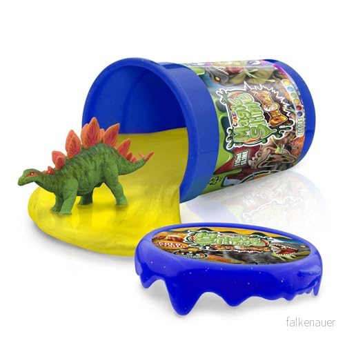 CRAZE 15483 DINOREX Magic Slime barnslime för barnrum, barnfest, guld 4059779015483