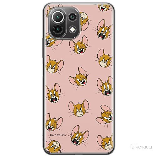 ERT GROUP mobiltelefonfodral för Xiaomi 11 LITE 4G/5G originalt och officiellt licensierat Tom and Jerry mönster 008, fodral tillverkad av TPU plast 5904805263675