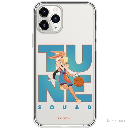 ERT GROUP mobiltelefonfodral för Iphone 11 PRO MAX originalt och officiellt licensierat Looney Tunes mönster Space Jam 007 optimalt anpassad till formen på mobiltelefonen, gedeeltelijk transparant 5905511029098