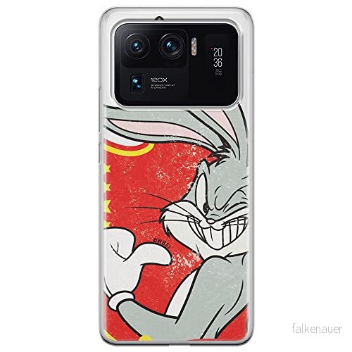 ERT GROUP mobiltelefonfodral för Xiaomi MI 11 ULTRA originalt och officiellt licensierat Looney Tunes mönster Bugs 010 optimalt anpassad till formen på mobiltelefonen, gedeeltelijk transparant 5903932712803