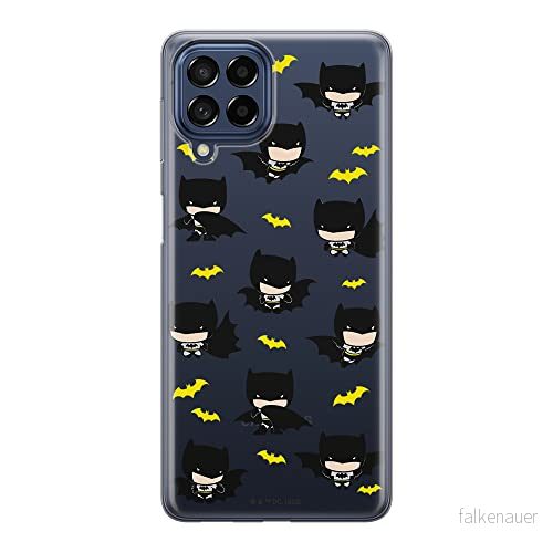 ERT GROUP mobiltelefonfodral för Samsung M53 5G originalt och officiellt licensierat DC mönster Batman 077 optimalt anpassad till formen på mobiltelefonen, gedeeltelijk transparant 5905511392024
