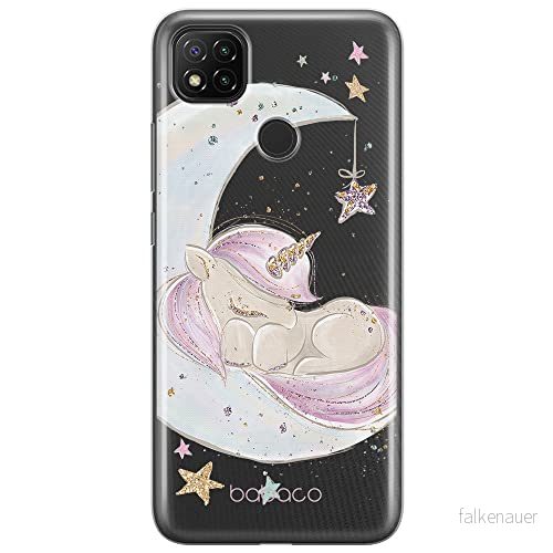 ERT GROUP mobiltelefonfodral för Xiaomi REDMI 9C originalt och officiellt licensierat Babaco mönster Unicorn 003 optimalt anpassad till formen på mobiltelefonen, gedeeltelijk transparant 5903040280089