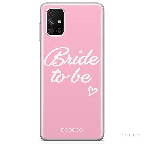 ERT GROUP mobiltelefonfodral för Samsung M51 originalt och officiellt licensierat Babaco mönster Bride to be 001 Vit optimalt anpassad till formen på mobiltelefonen, fodral tillverkad av TPU plast 5904805766503