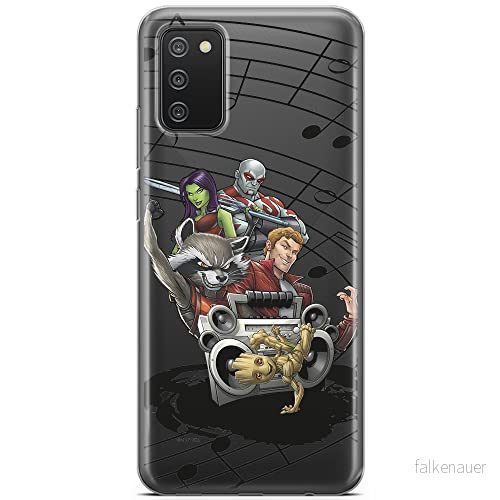 ERT GROUP mobiltelefonfodral för Samsung A02S originalt och officiellt licensierat Marvel mönster Guardians of the Galaxy 016 optimalt anpassad till formen på mobiltelefonen, gedeeltelijk transparant 5903040239025