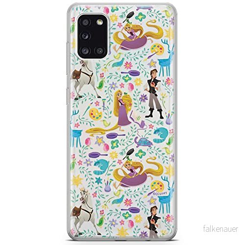 ERT GROUP mobiltelefonfodral för Samsung A31 originalt och officiellt licensierat Disney mönster Tangled 001 optimalt anpassad till formen på mobiltelefonen, gedeeltelijk transparant 5903040214046