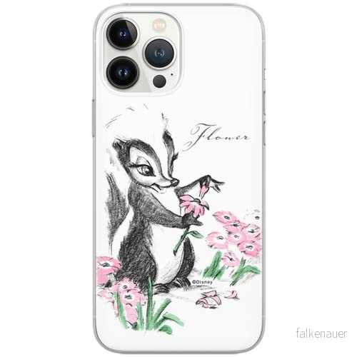ERT GROUP mobiltelefonfodral för Xiaomi REDMI NOTE 9 originalt och officiellt licensierat Disney mönster Flower Skunk 001 anpassad till formen på mobiltelefonen, fodral tillverkad av TPU plast 5903040335840