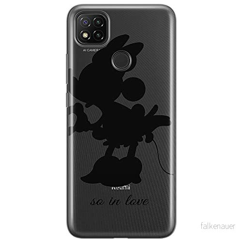 ERT GROUP mobiltelefonfodral för Xiaomi REDMI 9C originalt och officiellt licensierat Disney mönster Minnie 002 optimalt anpassad till formen på mobiltelefonen, gedeeltelijk transparant 5903040301944