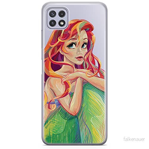 ERT GROUP mobiltelefonfodral för Samsung A22 5G originalt och officiellt licensierat Disney mönster Ariel 004 optimalt anpassad till formen på mobiltelefonen, gedeeltelijk transparant 5903932824254