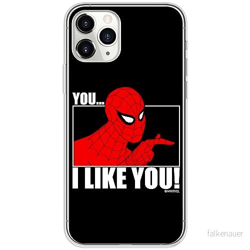 ERT GROUP mobiltelefonfodral för Iphone 11 PRO MAX originalt och officiellt licensierat Marvel mönster Spider Man 034 optimalt anpassad till formen på mobiltelefonen, fodral tillverkad av TPU plast 5905795010676