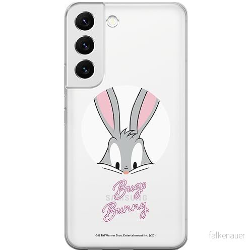 ERT GROUP mobiltelefonfodral för Samsung S22 originalt och officiellt licensierat Looney Tunes mönster Bugs 023 optimalt anpassad till formen på mobiltelefonen, gedeeltelijk transparant 5905795088439