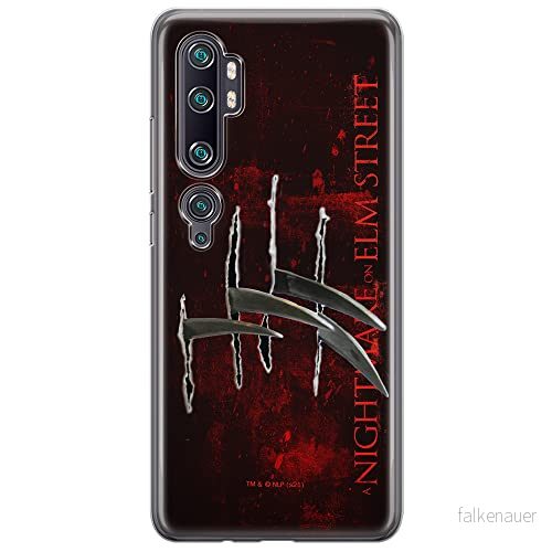 ERT GROUP mobiltelefonfodral för Xiaomi MI NOTE 10 / PRO originalt och officiellt licensierat Horror mönster Nightmare of Elm Street 004, fodral tillverkad av TPU plast 5905511078829