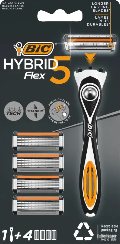 BIC Hybrid 5 Flex Rakhyvel – Våtrakapparat För Män 3086123644984