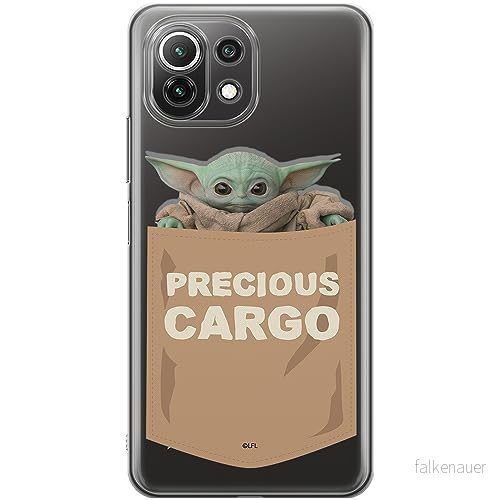 ERT GROUP mobiltelefonfodral för Xiaomi 11 LITE 4G / 5G originalt och officiellt licensierat Star Wars mönster Baby Yoda 030 anpassad till formen på mobiltelefonen, gedeeltelijk transparant 5905511750268