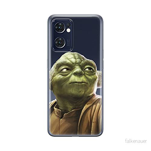 ERT GROUP mobiltelefonfodral för Oppo RENO 7 5G originalt och officiellt licensierat Star Wars mönster Yoda 006 optimalt anpassad till formen på mobiltelefonen, gedeeltelijk transparant 5905511304287