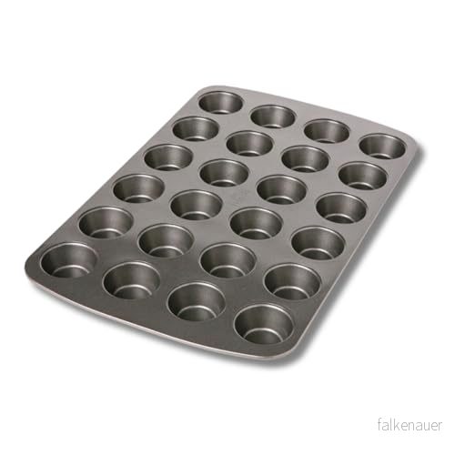 Birkmann, Easy Baking, mini muffinsform 24 faldigt, bakform för minikakor eller cupcakes, med non stick beläggning och receptkod, 88112 4026883881112