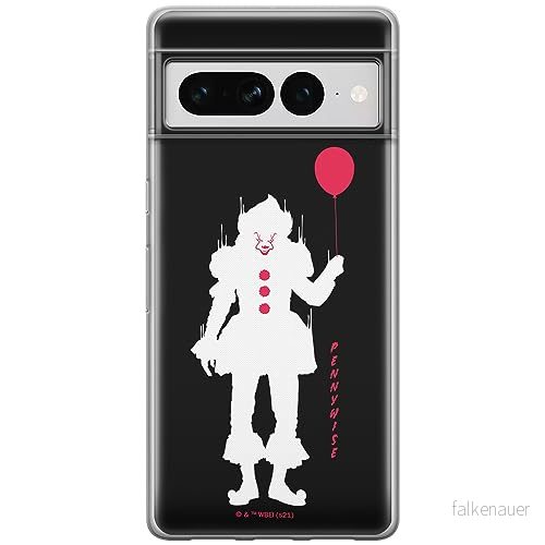 ERT GROUP mobiltelefonfodral för Google PIXEL 7 PRO originalt och officiellt licensierat Horror mönster It 016 optimalt anpassad till formen på mobiltelefonen, fodral tillverkad av TPU plast 5905795174514