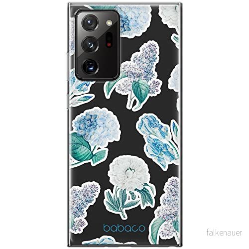 ERT GROUP mobiltelefonfodral för Samsung GALAXY NOTE 20 ULTRA originalt och officiellt licensierat Babaco mönster Flowers 029 optimalt anpassad till formen på mobiltelefonen, gedeeltelijk transparant 5905131273758