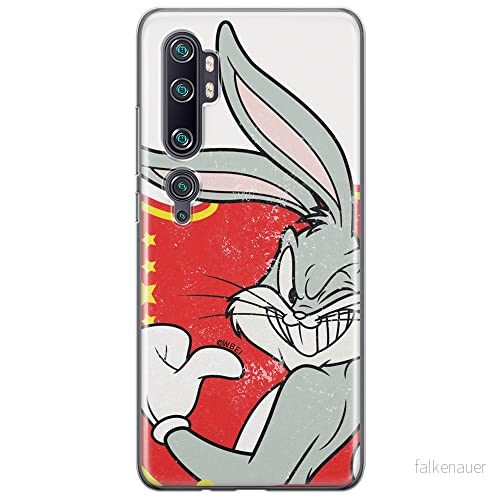 ERT GROUP mobiltelefonfodral för Xiaomi MI NOTE 10 / PRO originalt och officiellt licensierat Looney Tunes mönster Bugs 010, fodral tillverkad av TPU plast 5904805580857