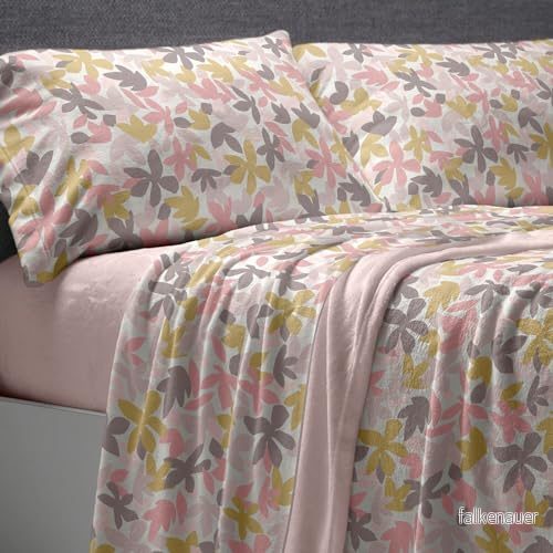 Burrito Blanco Coralina Lakan 90 cm säng. (+Tillgängliga åtgärder) Vinterlakan Design 766 Rosa (90x190/200cm.) 8432626376818