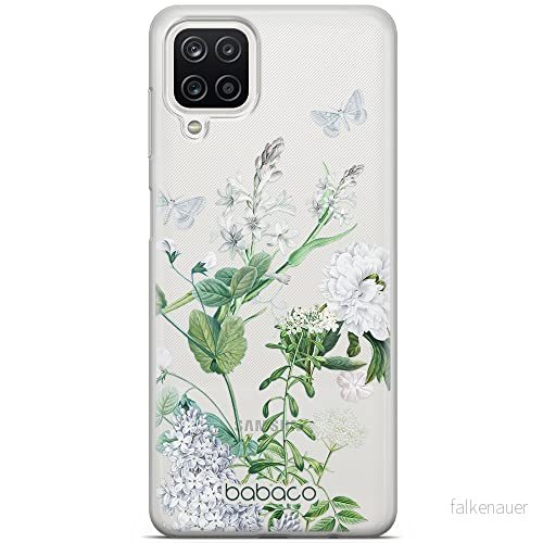 ERT GROUP mobiltelefonfodral för Samsung A12 / M12 F12 originalt och officiellt licensierat Babaco mönster Flowers 033 optimalt anpassad till formen på mobiltelefonen, gedeeltelijk transparant 5905131288424