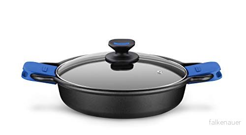Braisogona Monix Solid + Gjuten Aluminium Non Stick Låg Gryta med glaslock, 24 cm 8435092421525