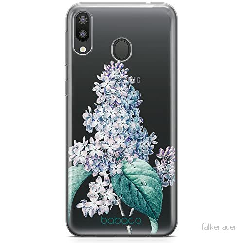 ERT GROUP mobiltelefonfodral för Samsung M20 originalt och officiellt licensierat Babaco mönster Flowers 024 optimalt anpassad till formen på mobiltelefonen, gedeeltelijk transparant 5905131250070