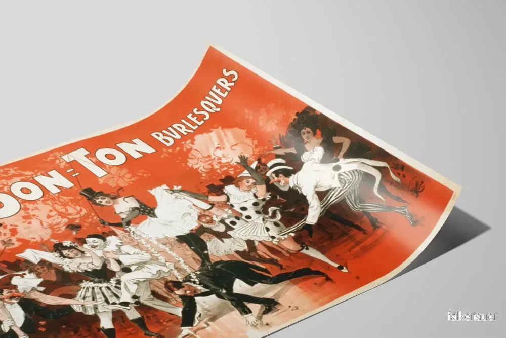 Vintage Burlesque Bon-Ton poster för väggdekoration - Bild 2