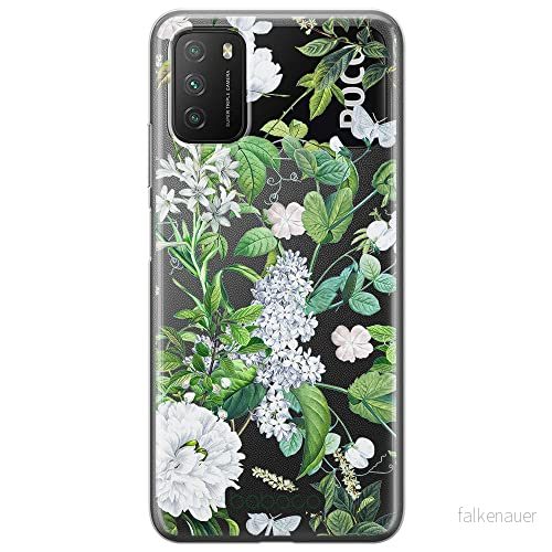 ERT GROUP mobiltelefonfodral för Xiaomi REDMI 9T/ POCO M3 originalt och officiellt licensierat Babaco mönster Flowers 038 optimalt anpassad till formen på mobiltelefonen, gedeeltelijk transparant 5905131302410