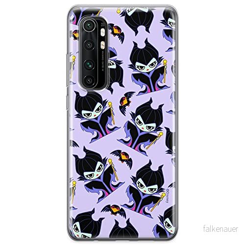 ERT GROUP mobiltelefonfodral för Xiaomi MI NOTE 10 Lite originalt och officiellt licensierat Disney mönster Maleficent 004 anpassad till formen på mobiltelefonen, fodral tillverkad av TPU plast 5905131486943