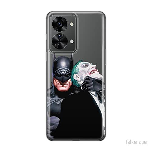 ERT GROUP mobiltelefonfodral för Oneplus NORD 2T 5G originalt och officiellt licensierat DC mönster Batman & Joker 001 optimalt anpassad till formen på mobiltelefonen, gedeeltelijk transparant 5905511267896