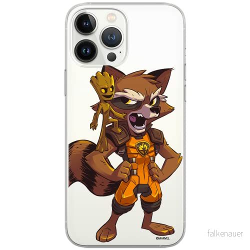 ERT GROUP mobiltelefonfodral för Huawei P30 originalt och officiellt licensierat Marvel mönster Guardians of the Galaxy 018 Vit anpassad till formen på mobiltelefonen, gedeeltelijk transparant 5902980219104