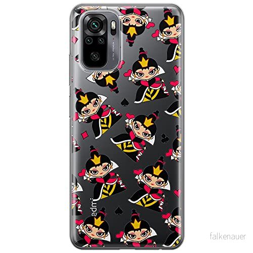 ERT GROUP mobiltelefonfodral för Xiaomi REDMI NOTE 10/ 10S originalt och officiellt licensierat Disney mönster Queen of Hearts 002 anpassad till formen på mobiltelefonen, gedeeltelijk transparant 5905131434098