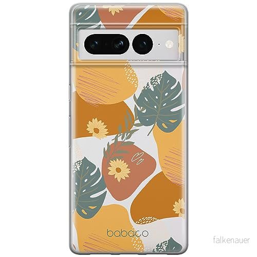ERT GROUP mobiltelefonfodral för Google PIXEL 7 PRO originalt och officiellt licensierat Babaco mönster Plants 008 optimalt anpassad till formen på mobiltelefonen, gedeeltelijk transparant 5905795168148