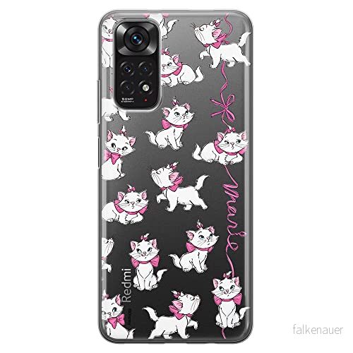 ERT GROUP mobiltelefonfodral för Xiaomi REDMI 10 originalt och officiellt licensierat Disney mönster Marie 008 anpassad till formen på mobiltelefonen, gedeeltelijk transparant 5905131787316