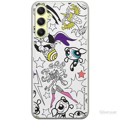 ERT GROUP mobiltelefonfodral för Samsung A34 5G originalt och officiellt licensierat The Powerpuff Girls mönster 017 optimalt anpassad till formen på mobiltelefonen, fodral tillverkad av TPU plast 5905511965594