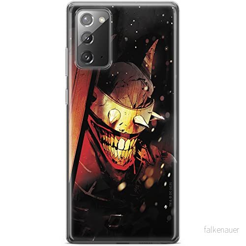 ERT GROUP mobiltelefonfodral för Samsung GALAXY NOTE 20 originalt och officiellt licensierat DC mönster Batman Who Laughs 005 anpassad till formen på mobiltelefonen, fodral tillverkad av TPU plast 5903932034660