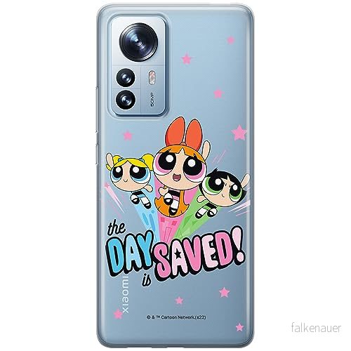 ERT GROUP mobiltelefonfodral för Xiaomi 12 / 12X originalt och officiellt licensierat The Powerpuff Girls mönster 031, gedeeltelijk transparant 5905511976576