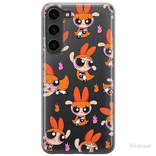 ERT GROUP mobiltelefonfodral för Samsung S23 originalt och officiellt licensierat The Powerpuff Girls mönster 007 anpassad till formen på mobiltelefonen, gedeeltelijk transparant 5905511957667