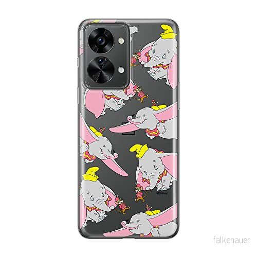 ERT GROUP mobiltelefonfodral för Oneplus NORD 2T 5G originalt och officiellt licensierat Disney mönster Dumbo 016 optimalt anpassad till formen på mobiltelefonen, gedeeltelijk transparant 5905511276164