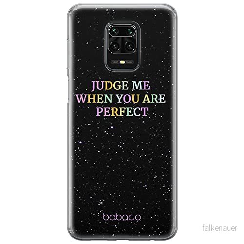 ERT GROUP mobiltelefonfodral för Xiaomi REDMI NOTE 9 PRO/ 9S originalt och officiellt licensierat Babaco mönster Judge me 002 anpassad till formen på mobiltelefonen, fodral tillverkad av TPU plast 5903932903485