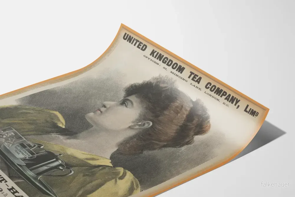 Vintageaffisch från United Kingdom Tea Company - Retro väggdekoration - Bild 3