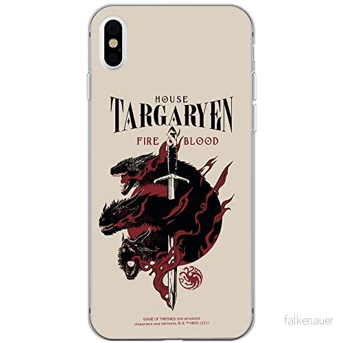 ERT GROUP mobiltelefonfodral för Apple Iphone XS Max originalt och officiellt licensierat Game od Thrones mönster of 006, fodral tillverkad av TPU plast 5903932669190