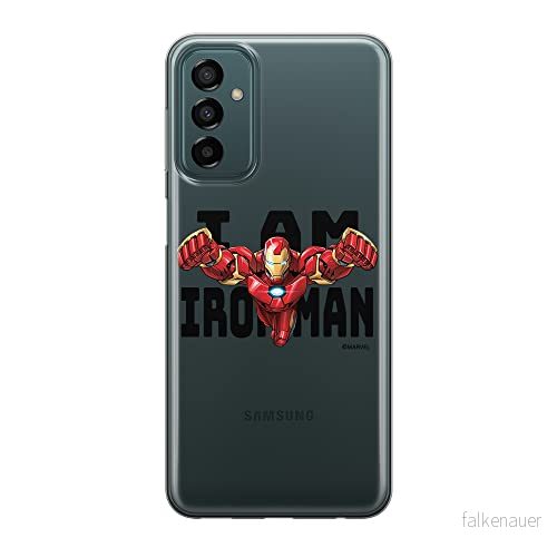ERT GROUP mobiltelefonfodral för Samsung M13 4G/M23 5G/F23 originalt och officiellt licensierat Marvel mönster Iron Man 028 optimalt anpassad till formen på mobiltelefonen, gedeeltelijk transparant 5905511367886