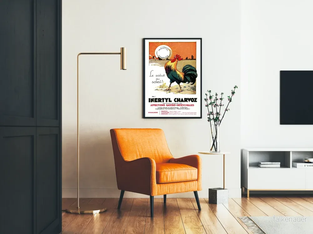 Vintageposter Inertyl Charvoz - Väggdekoration för Gastrointestinala Systemet - Bild 2