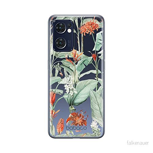 ERT GROUP mobiltelefonfodral för Oppo RENO 7 5G originalt och officiellt licensierat Babaco mönster Flowers 048 optimalt anpassad till formen på mobiltelefonen, gedeeltelijk transparant 5905511316785