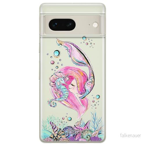 ERT GROUP mobiltelefonfodral för Google PIXEL 7 originalt och officiellt licensierat Babaco mönster Ocean 002 optimalt anpassad till formen på mobiltelefonen, gedeeltelijk transparant 5905795147914