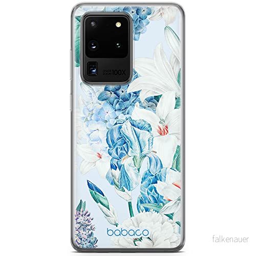 ERT GROUP mobiltelefonfodral för Samsung S20 ULTRA / S11 PLUS originalt och officiellt licensierat Babaco mönster Flowers 026 anpassad till formen på mobiltelefonen, fodral tillverkad av TPU plast 5905131259707